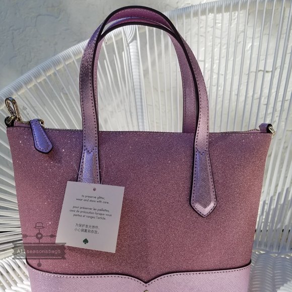 Kate spade SMALL Lola Satchel Rose PINK Crossbody - Picture 3 of 9